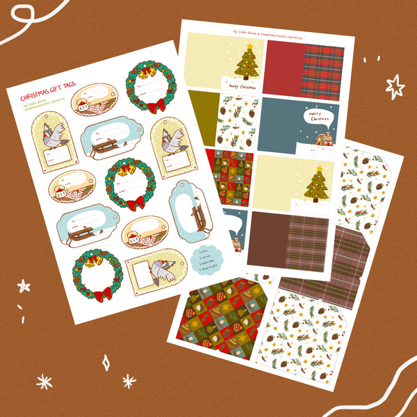 Printable Christmas Gift Tag Set