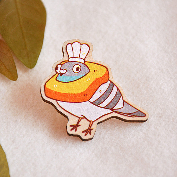 Baker Pigeon Wooden Pins