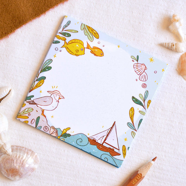 By the Seashore Handmade Memopad