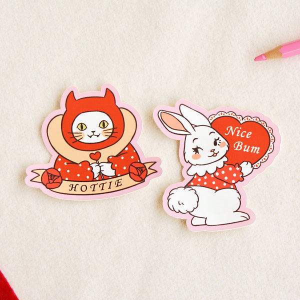 Cheeky Valentine's Vinyl Stickers
