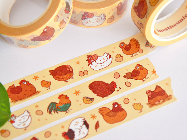 Chickens Washitape