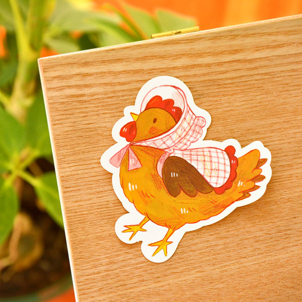 Fancy Chicken Stickers