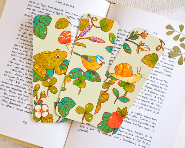 Garden Friends Double-Sided Bookmarks