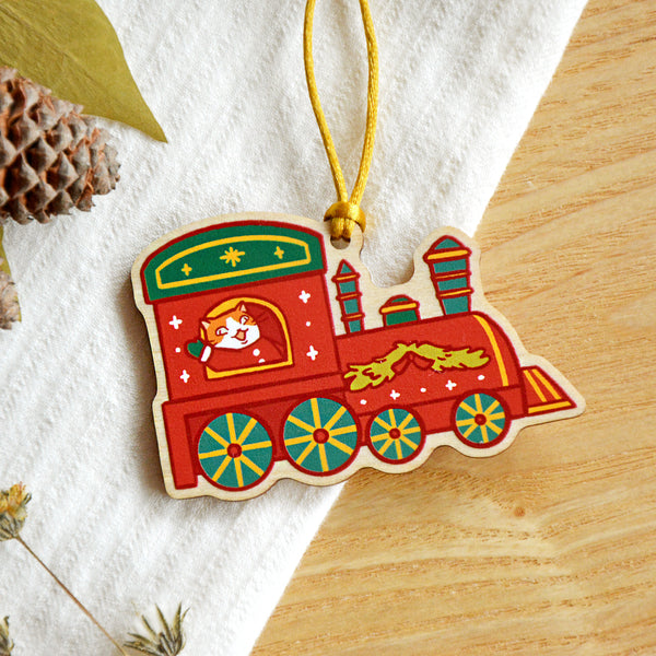Kitty Train Tree Ornaments