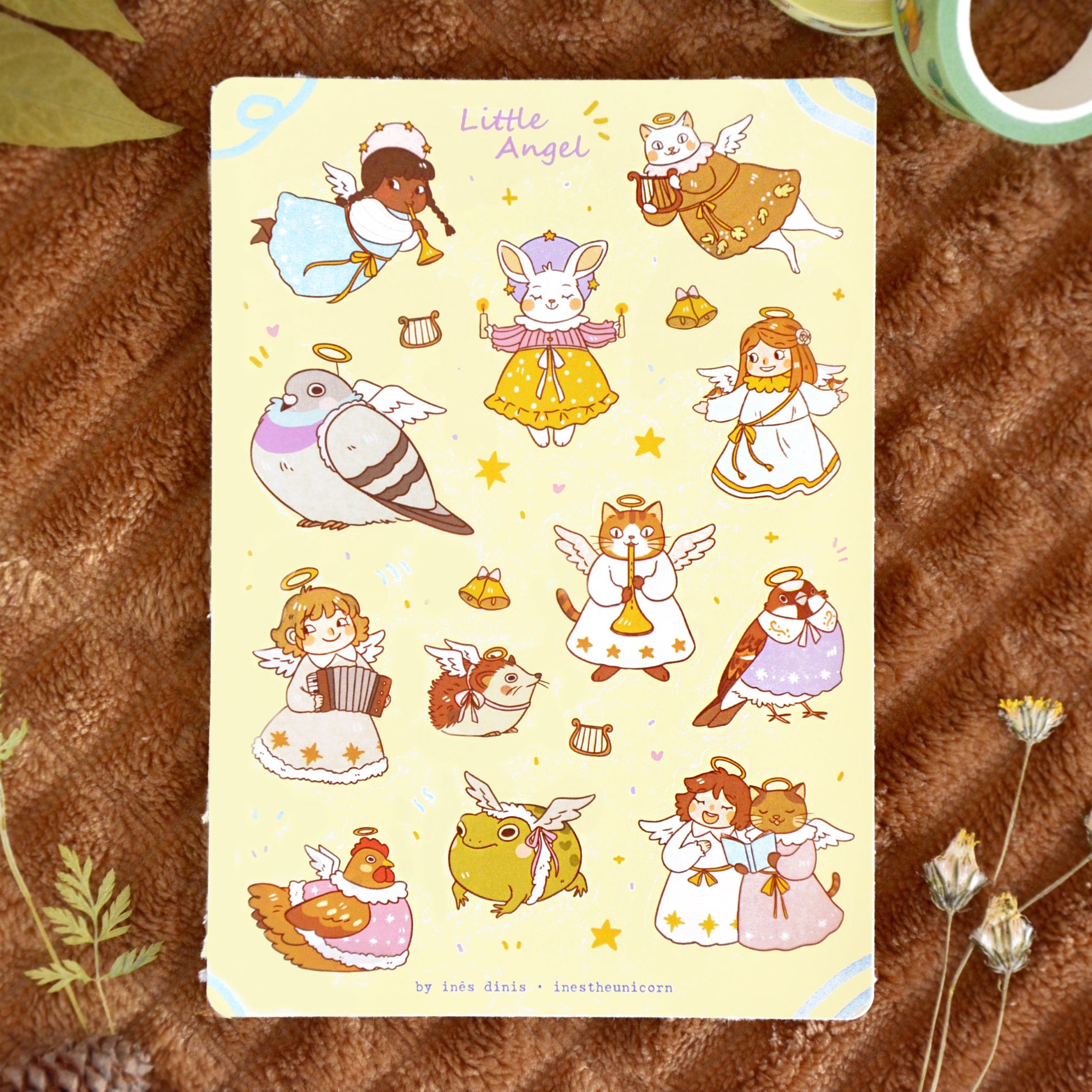 Little Angel Sticker Sheet – inestheunicorn