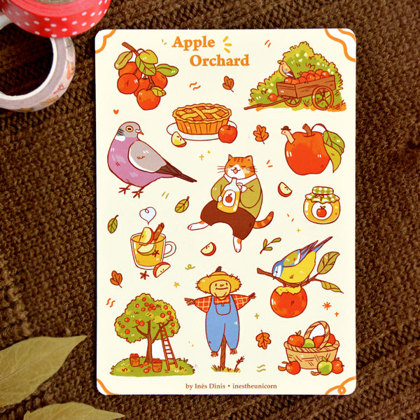 Apple Orchard sticker sheet