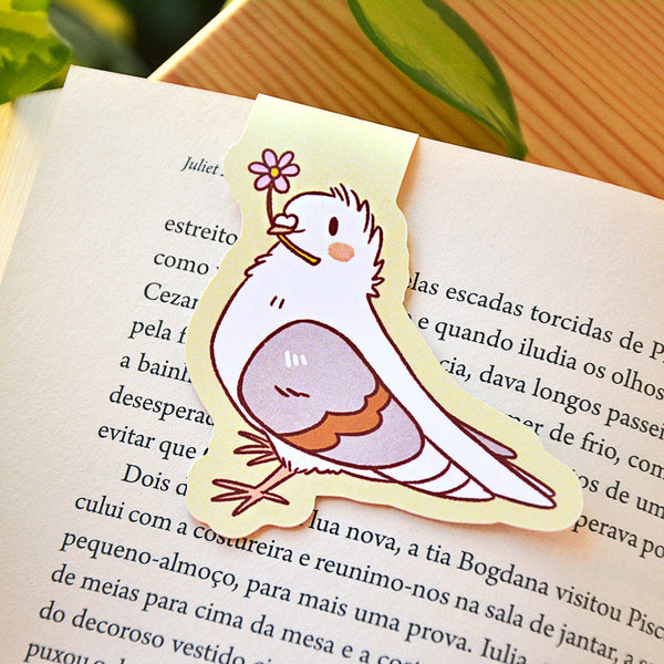 Pigeon Magnetic Bookmark