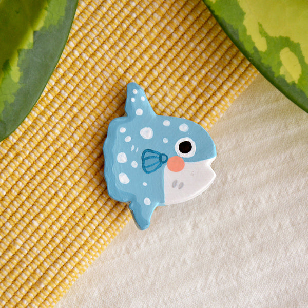 Sunfish Clay Pin