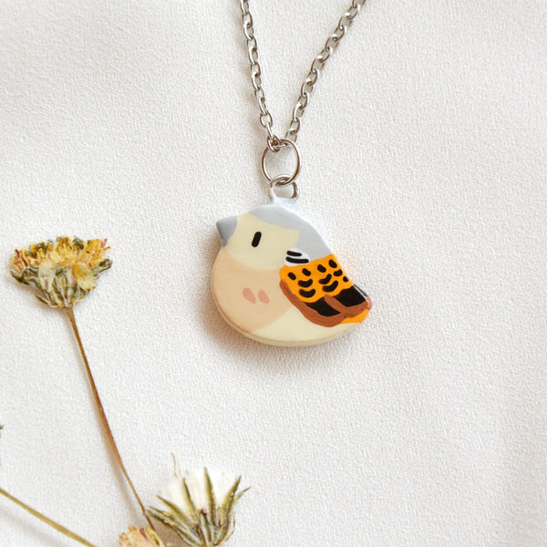 Turtle Dove Stainless Steel Necklace