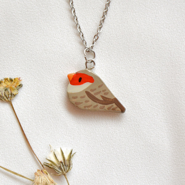 Waxbill Stainless Steel Necklace