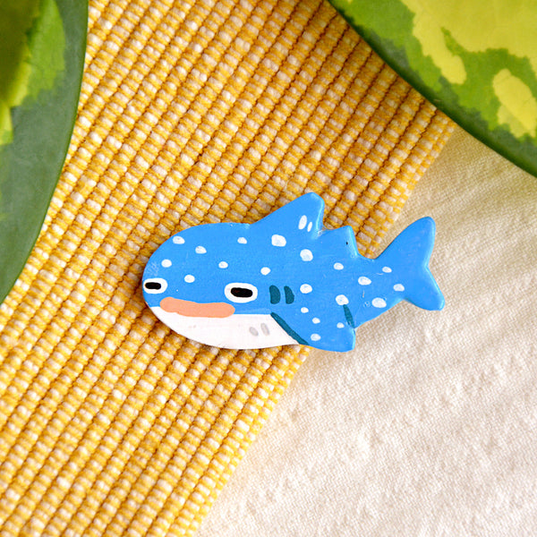 Whale Shark Clay Pin